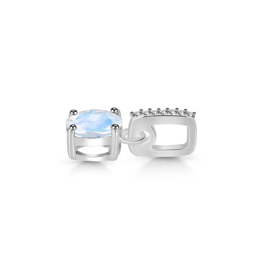 Moonstone & White Topaz Pendant-(RBM-SP-543.)